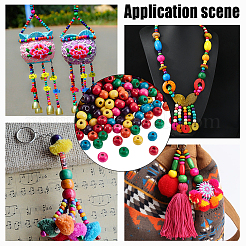 1200 шт деревянные бусины&nbsp;WOOD-UN0001-28