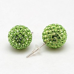 925 österreichischer Kristall Strass Ohrstecker aus Sterlingsilber&nbsp;SWARJ-D470-214