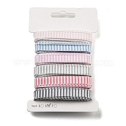 Наборы полосатых лент из полиэстера и поликоттона&nbsp;SRIB-G010-01A-04