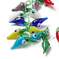 Fatto a mano perle di vetro filo&nbsp;LAMP-C008-01G