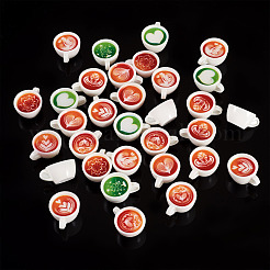 32 шт. 8-цветная непрозрачная смоляная витрина для кофейных чашек&nbsp;CRES-TA0001-62