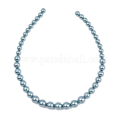 Galvanisierte Muschelperlenstränge mit abgestufter Perlenanzahl&nbsp;BSHE-C011-04-04