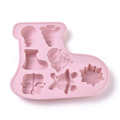 Moules à gaufres en silicone de qualité alimentaire de Noël&nbsp;X-DIY-L025-041