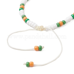 9 bracciale con ciondolo in lega smaltata a tema frutta&nbsp;BJEW-MZ00206-04