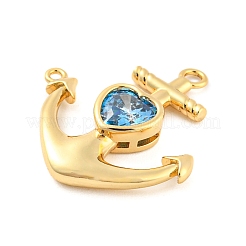 Латунные микро проложить кубического циркония подвески&nbsp;ZIRC-P111-07G