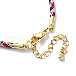 Fabrication de bracelets tressés en cordon polyester&nbsp;MAK-Z003-01G-29