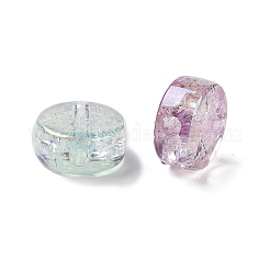 УФ-покрытие радужными переливающимися акриловыми бусинами&nbsp;OACR-F009-07