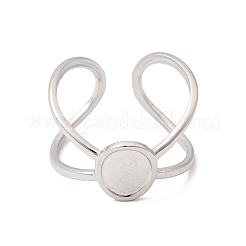 Componenti ad anello in acciaio inossidabile 304&nbsp;LS-RJEW-P188-01A-P
