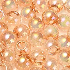 УФ-покрытие радужными переливающимися акриловыми бусинами&nbsp;OACR-G012-06G