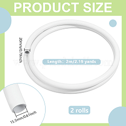 2 rotolo di tubo curvo in plastica e alluminio&nbsp;FIND-PH0029-23A