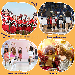 Пластиковые помпоны для черлидинга цветы для черлидинга&nbsp;AJEW-WH20010-90A