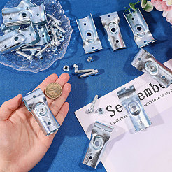 2 Stück Rohrschellen-Set aus Kohlenstoffstahl mit Schraube und Mutter&nbsp;FIND-WH0141-160B
