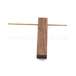Espositori per gioielli con orecchini a cerchio pendenti in legno&nbsp;EDIS-E009-01G-01
