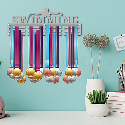 Support de mur d'affichage de support de cintre de médaille de fer de mode&nbsp;ODIS-WH0023-006