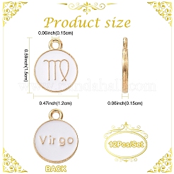 Pendentifs d'émail en alliage&nbsp;ENAM-YW0001-100