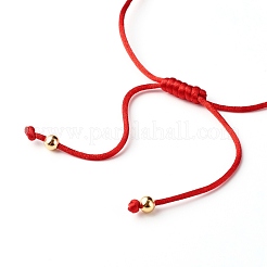 Bracciali in filo di nylon regolabili&nbsp;BJEW-JB06343
