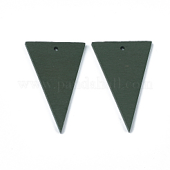 Sprühlackierte Holzanhänger&nbsp;LS-WOOD-T017-01A