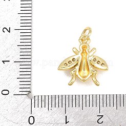 Messing micro pave klare zirkonia anhänger&nbsp;KK-F938-23B-G