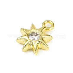 Подвески из латуни с прозрачным фианитом&nbsp;LS-KK-L238-12G