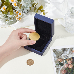 Прямоугольные коробки для хранения монет из искусственной кожи pu&nbsp;CON-WH0089-145A