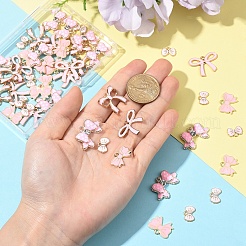 50шт 5 стиля подвески из сплава с эмалью&nbsp;ENAM-YW0005-77