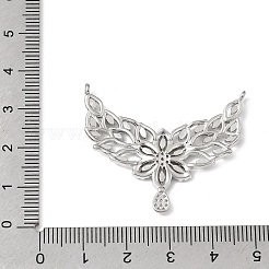 Messing micro pave klare zirkonia anhänger&nbsp;KK-N290-16P