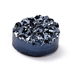 Cabochon in quarzo druzy imitazione resina&nbsp;RESI-E013-03C-10mm