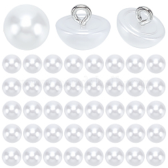 50 pz. Bottoni con gambo in plastica ABS e ottone a 1 fori&nbsp;KY-CY0001-17