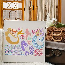 Большие пластиковые многоразовые шаблоны трафаретов для рисования&nbsp;DIY-WH0202-210