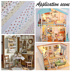 10 pièce de 10 styles de papiers peints miniatures&nbsp;DIY-OC0013-87A