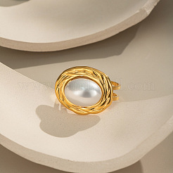 Anillos abiertos de acero inoxidable 304 para mujer&nbsp;LS-DM4444