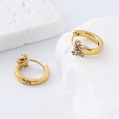 Boucles d'oreilles créoles en acier inoxydable 304 pour femmes&nbsp;UL3278