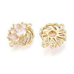 Латунные подвески из прозрачного кубического циркония&nbsp;KK-N284-15G