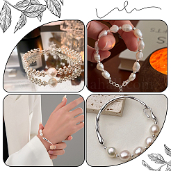 40шт 925 бусины из стерлингового серебра&nbsp;STER-BBC0002-04A