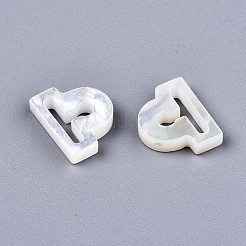 Shell perle bianche naturali&nbsp;SSHEL-ZX004-02I