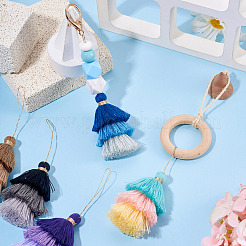 12 stücke 6 arten nylon gewinde quaste große anhänger dekorationen&nbsp;FIND-TA0009-18