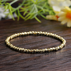 Летние квадратные бусины из синтетических драгоценных камней&nbsp;ME2260