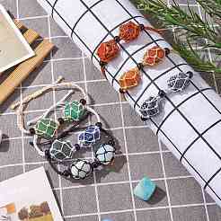 Регулируемый плетеный нейлоновый шнур макраме мешочек изготовление браслета&nbsp;AJEW-SW00013-18