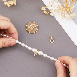 2 pz. 925 fermagli twister in argento sterling con zirconi cubici trasparenti&nbsp;STER-HS0001-22A-G
