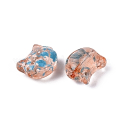 Perle di vetro trasparenti picasso&nbsp;SEED-N012-07J