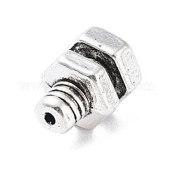 Тибетский стиль сплава шарика&nbsp;PALLOY-H134-06AS