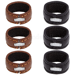 20 anneau de ceinture en cuir de vache 2 couleurs&nbsp;DIY-GF0013-20B