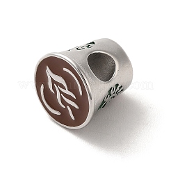 304 нержавеющая сталь эмалированные европейские бусины STAS-G308-06P