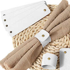 12 Stück Serviettenringe aus PU-Leder&nbsp;AJEW-CL0005-81D