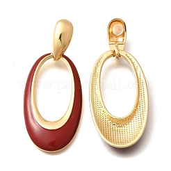 Латунные болтающиеся серьги&nbsp;EJEW-Q013-04G