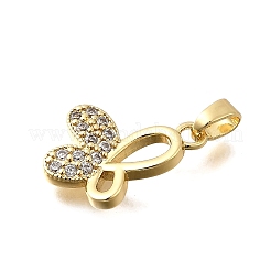 Латунные микро проложить кубического циркония подвески&nbsp;KK-P336-16D-G