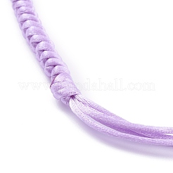 Fabrication de bracelet en nylon tressé réglable&nbsp;AJEW-JB00917-02