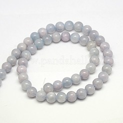 Chapelets de perles en jade jaune naturel&nbsp;G-G598-6mm-YXS-08