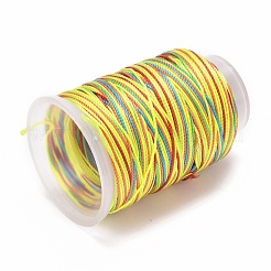 5 rouleaux de cordons en polyester teints par segments à 12 épaisseurs&nbsp;WCOR-P001-01B-015