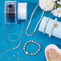 2 рулон 2 цвета плоская эластичная хрустальная нить&nbsp;EW-PH0001-12A